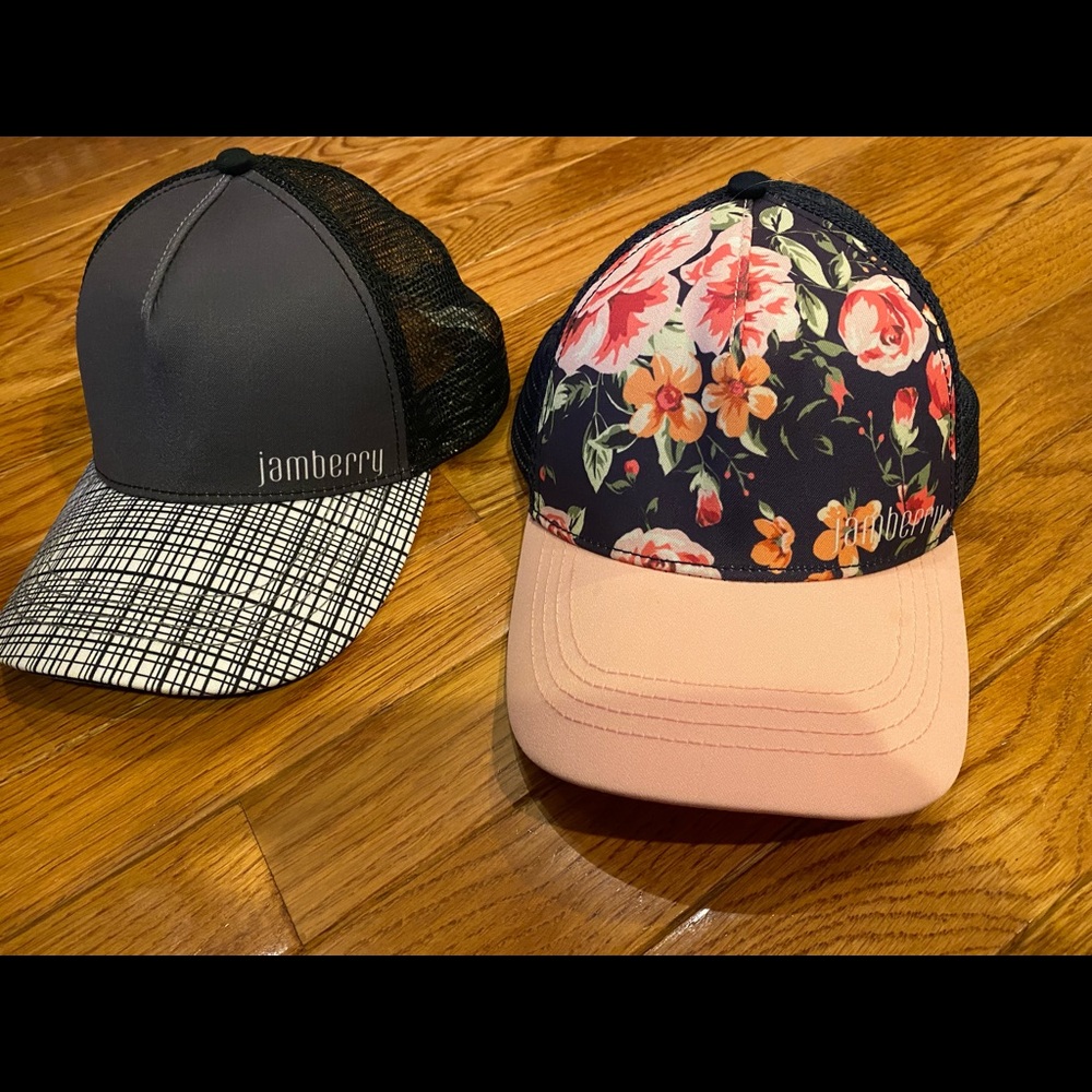 2 Jamberry limited edition Trucker hats. 1 mens and 1 woman’s. - Picture 2 of 8